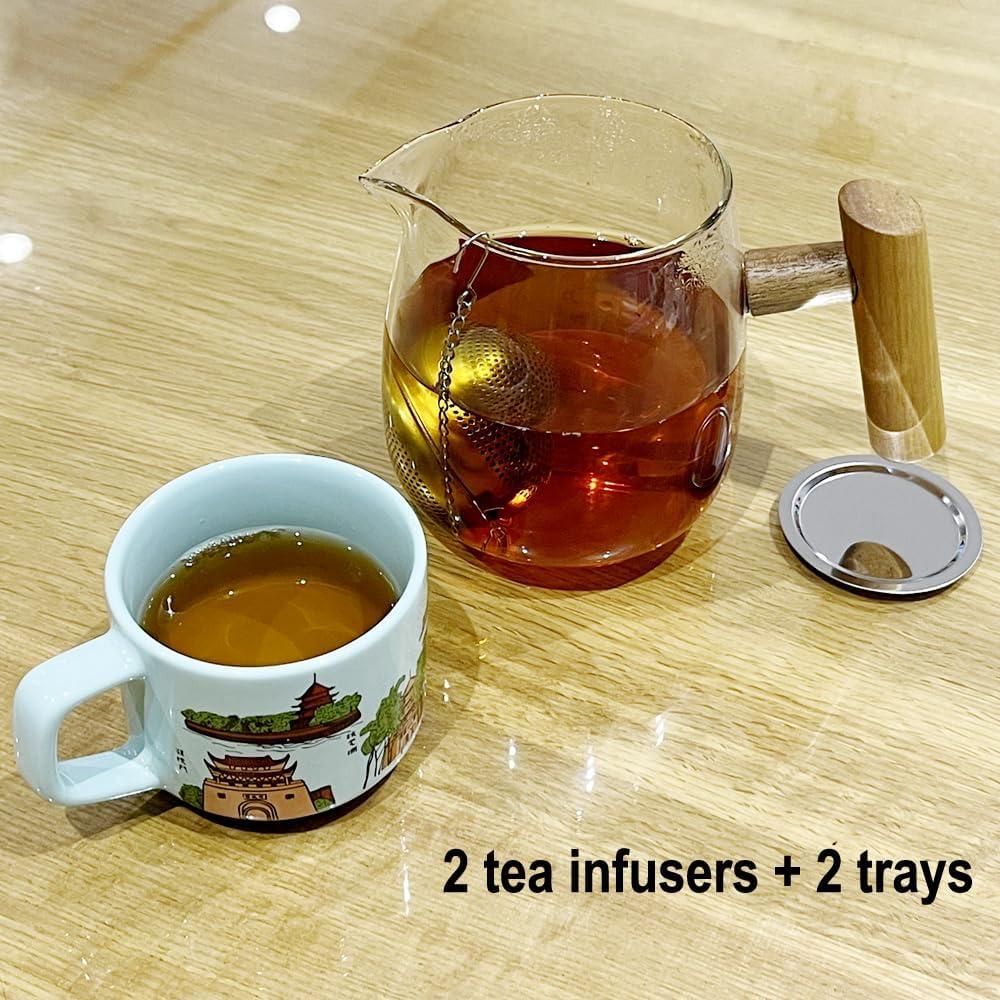 Paquete de 2 Infusores de Té de Acero Inoxidable Lyxa SR