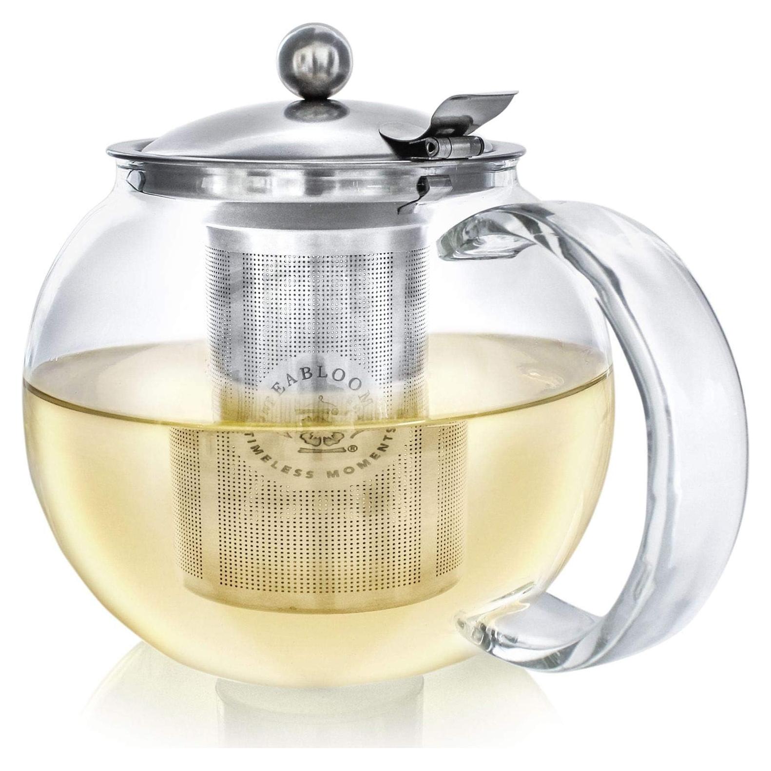 Tetera de Vidrio Borosilicato Teabloom Classica 1200 ml
