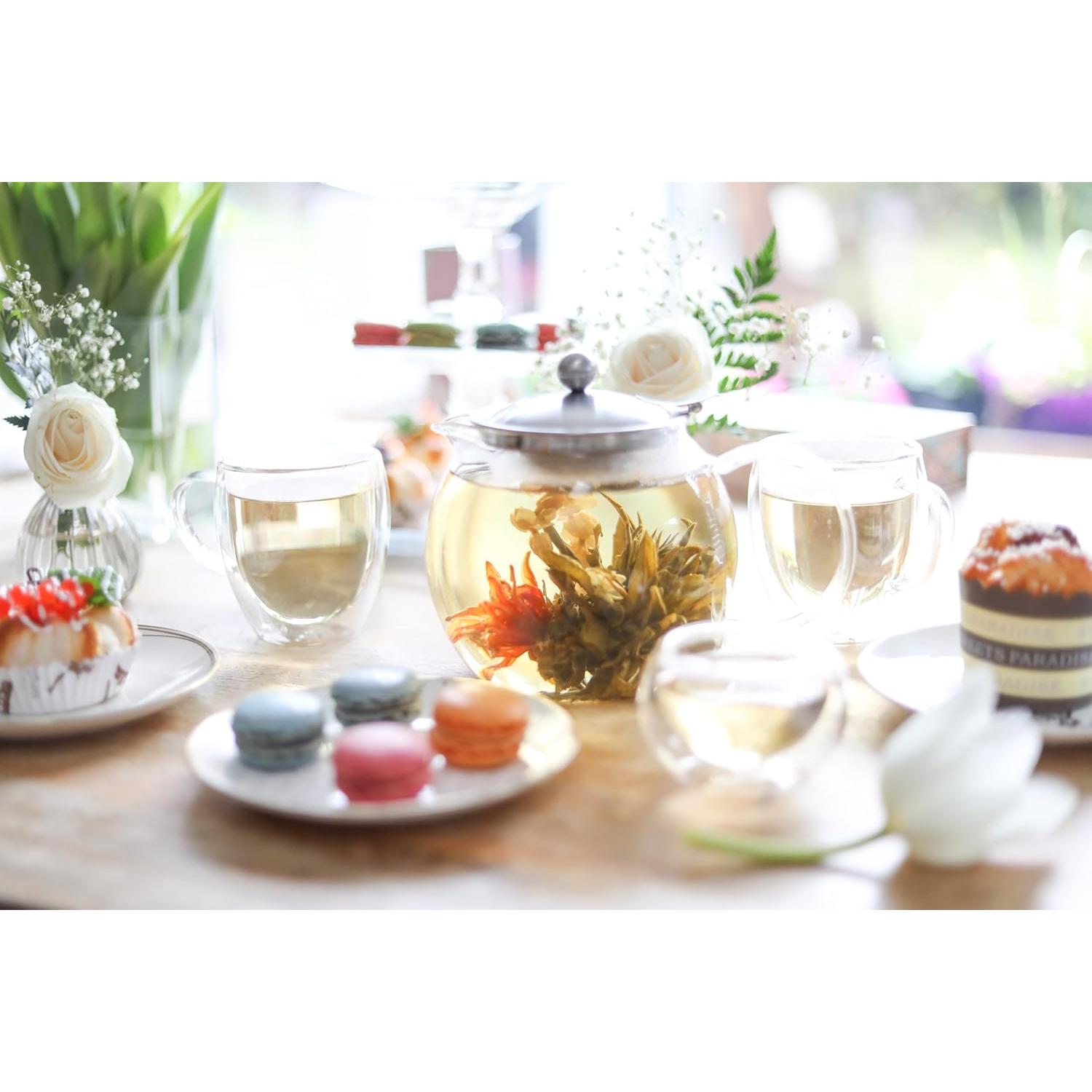 Tetera de Vidrio Borosilicato Teabloom Classica 1200 ml