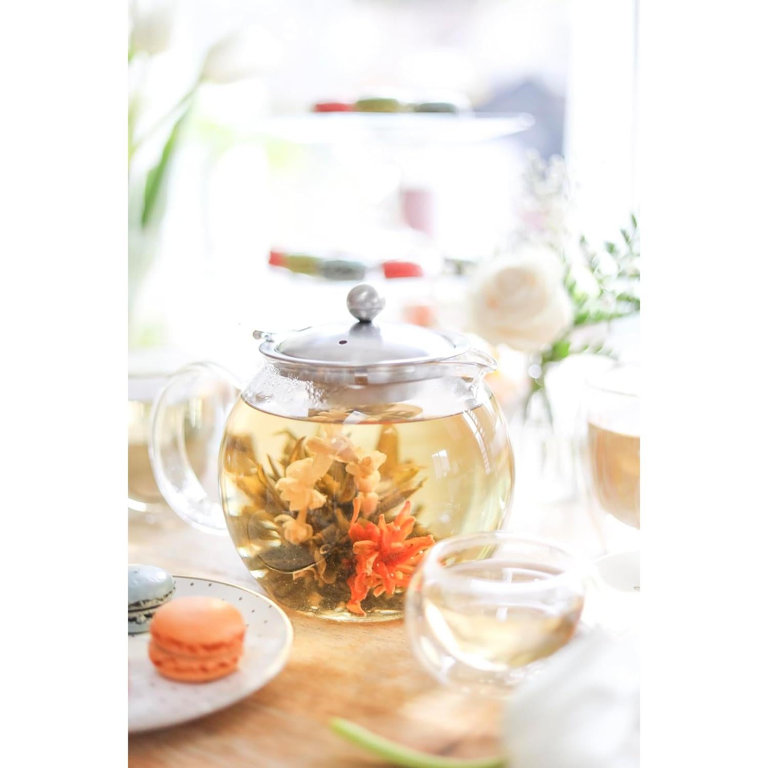 Tetera de Vidrio Borosilicato Teabloom Classica 1200 ml