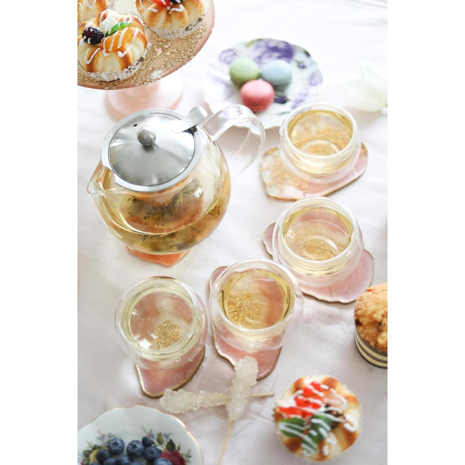 Tetera de Vidrio Borosilicato Teabloom Classica 1200 ml