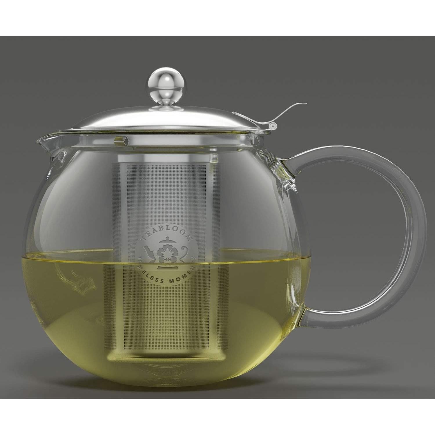 Tetera de Vidrio Borosilicato Teabloom Classica 1200 ml