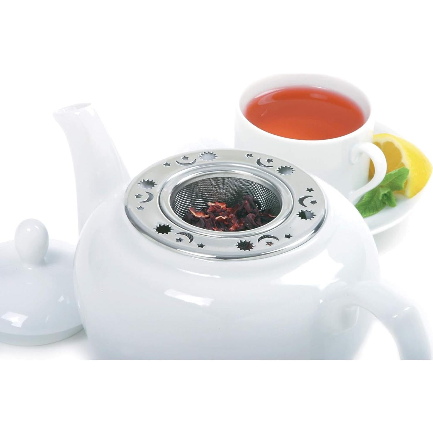 Infusor de Té Decorativo Norpro de Acero Inoxidable 9.5cm