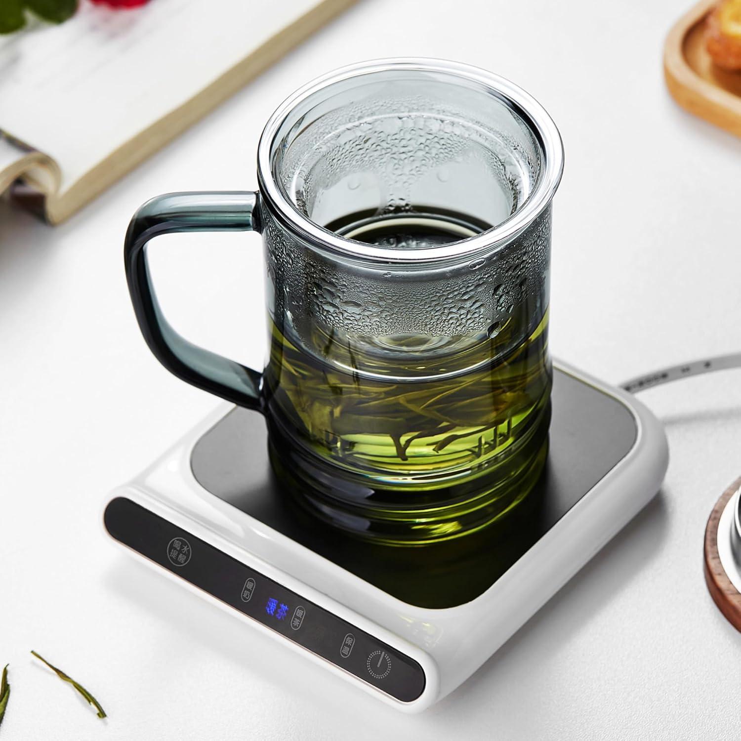 Taza de Té Irrompible de Vidrio Borosilicato 427 ml con Infusor