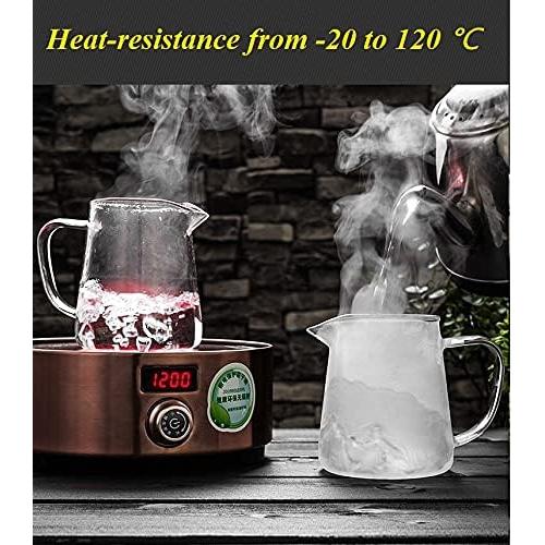 Tetera de Vidrio Newraturner 550ml con Infusor Acero Inoxidable