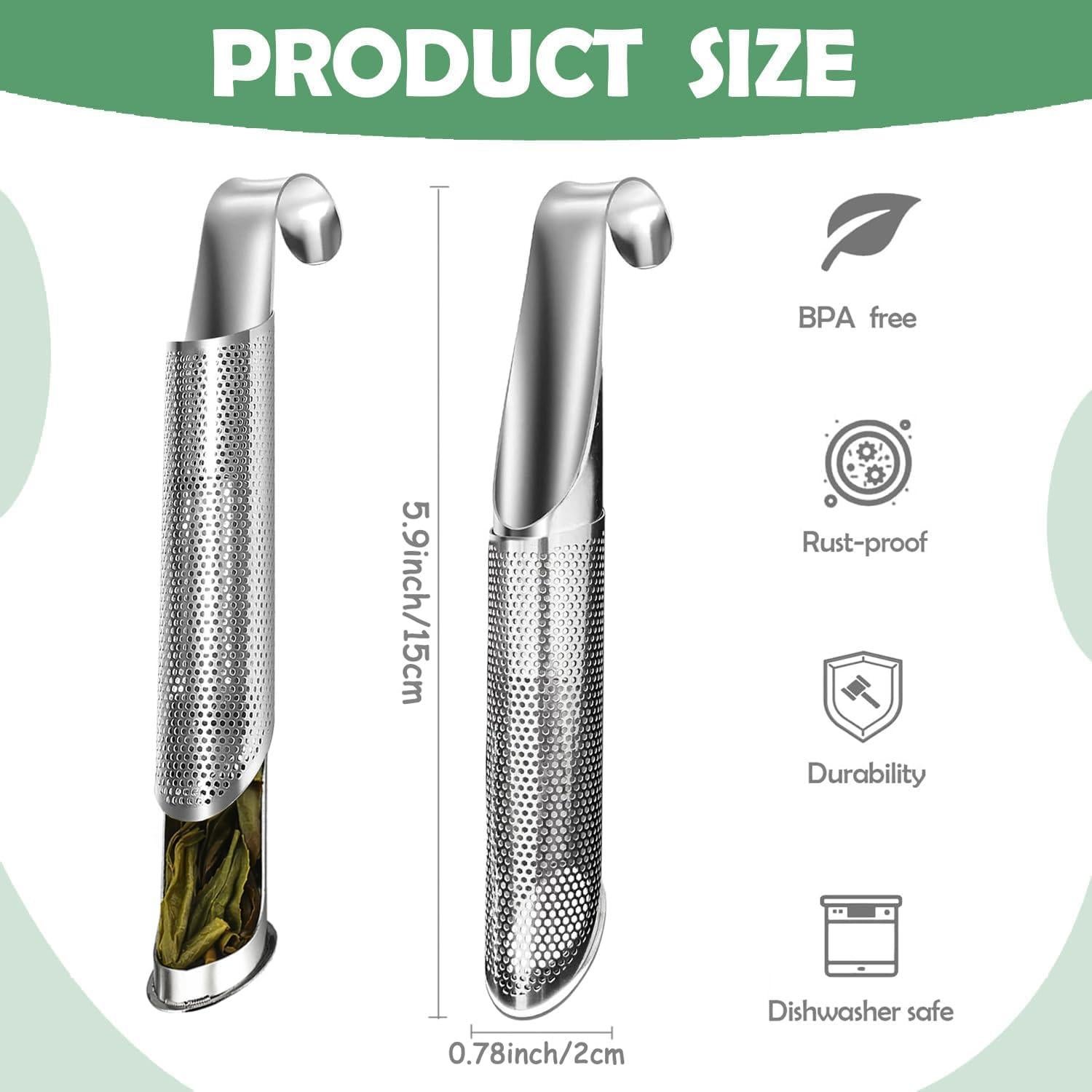 Paquete de 2 Infusores de Té YZRIZX de Acero Inoxidable