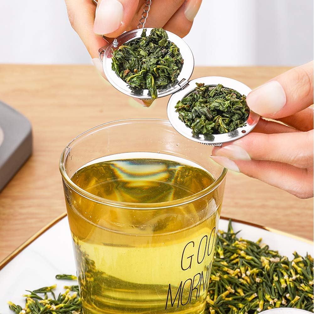 Infusor de Té de Acero Inoxidable Scdom con Gancho de Cristal