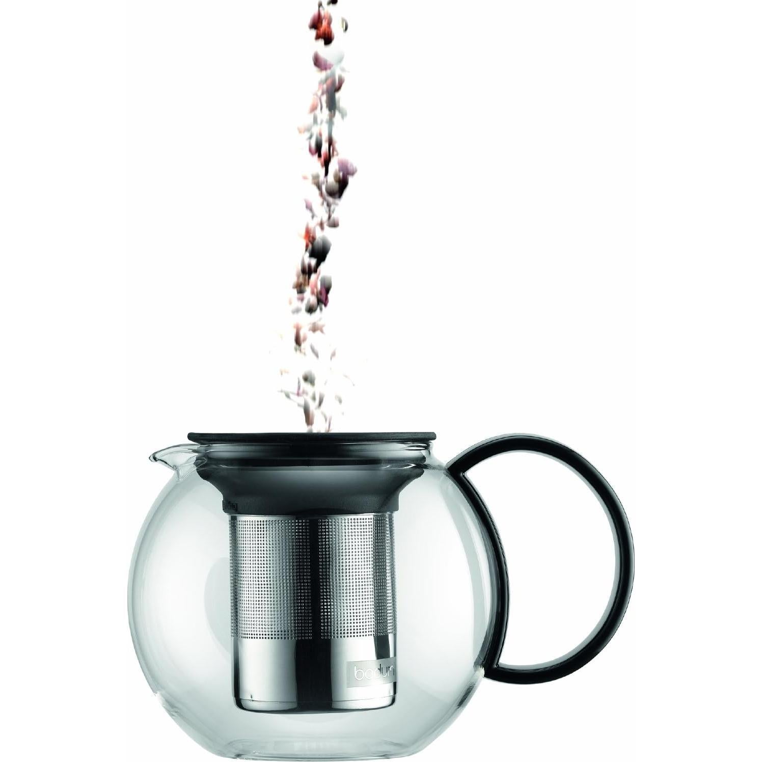 Prensa de Té Bodum 1005ml Cristal con Filtro Acero Inoxidable