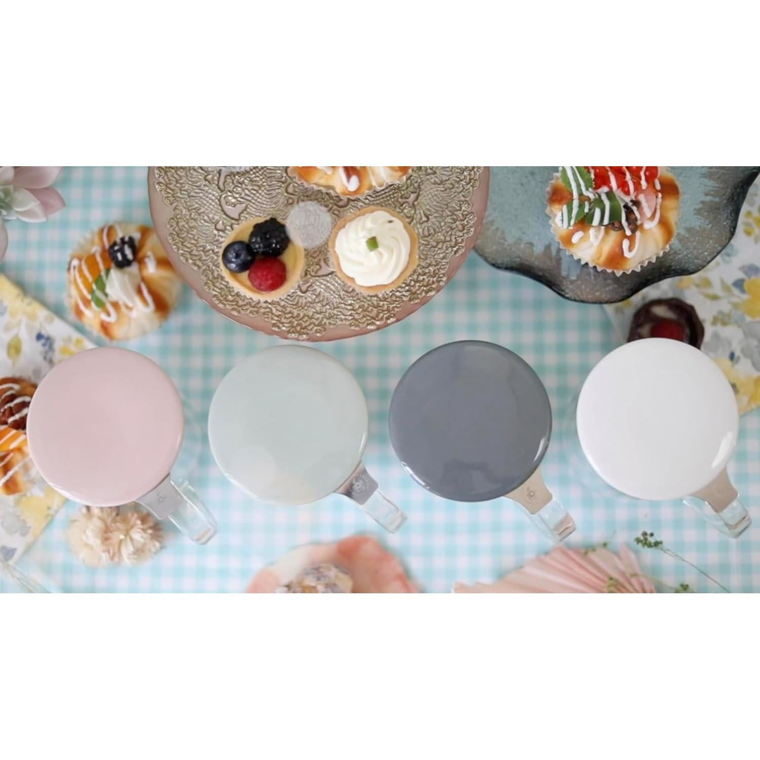 Taza de Infusión Teabloom Radiance 355ml Vidrio Aislado