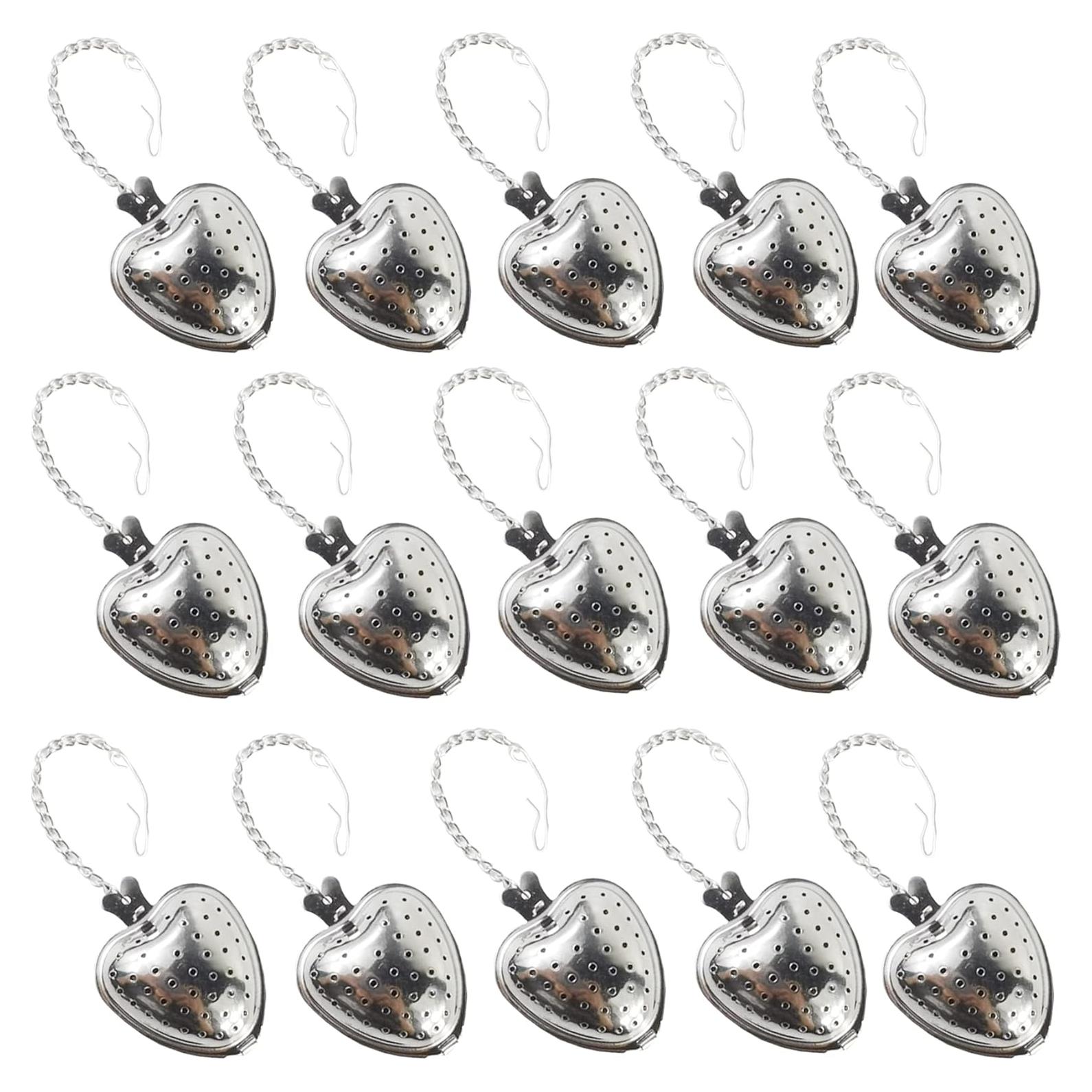 15 Infusores de Té Acero Inoxidable ROYHOO 3.81 cm Redondos