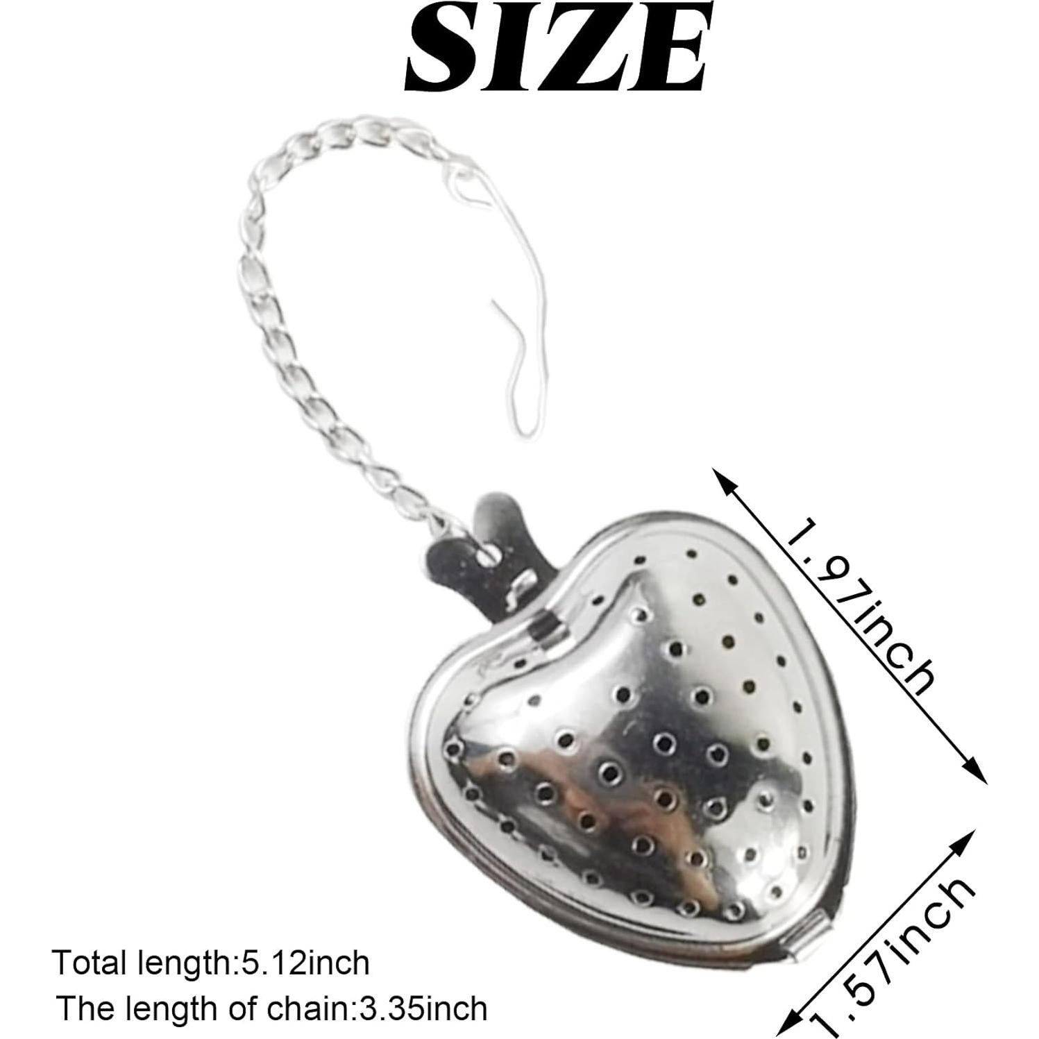 15 Infusores de Té Acero Inoxidable ROYHOO 3.81 cm Redondos