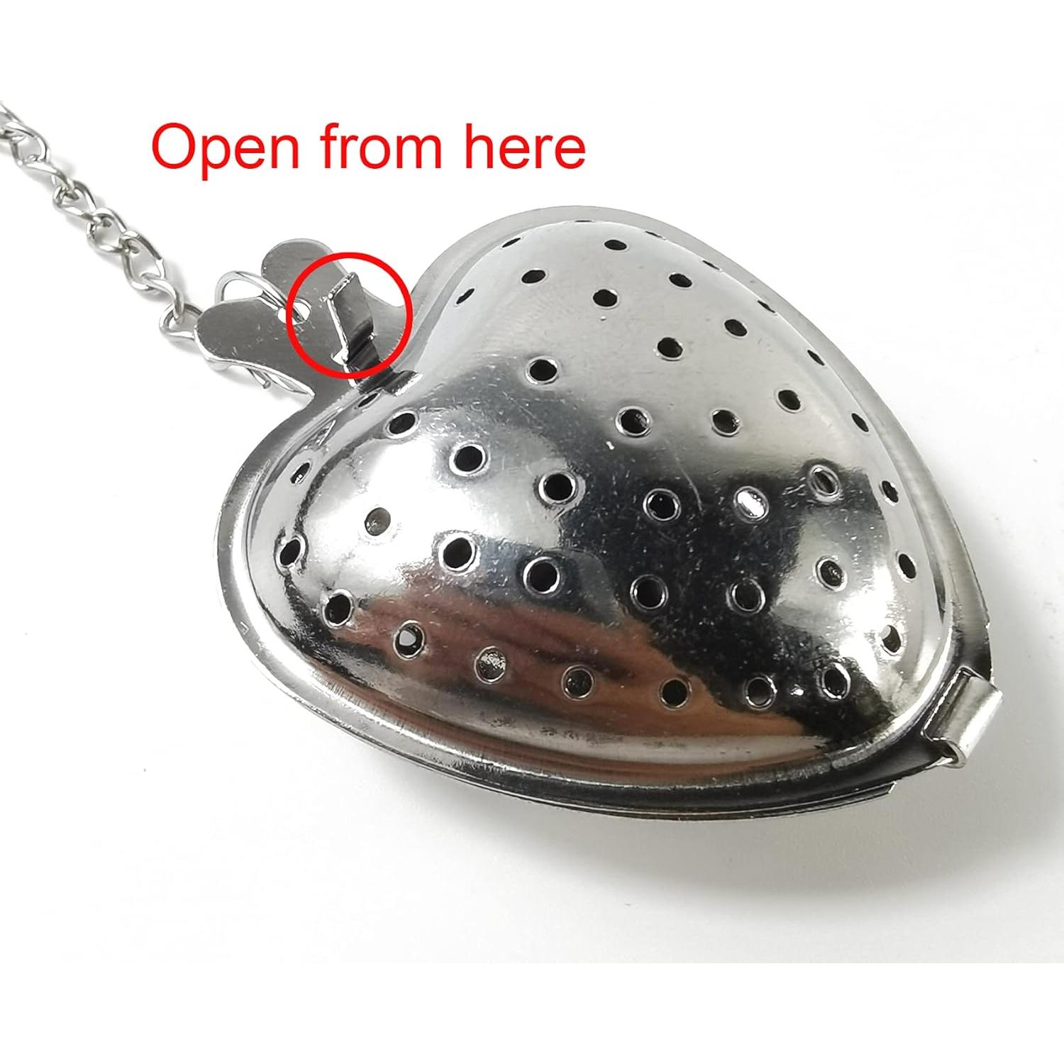 15 Infusores de Té Acero Inoxidable ROYHOO 3.81 cm Redondos