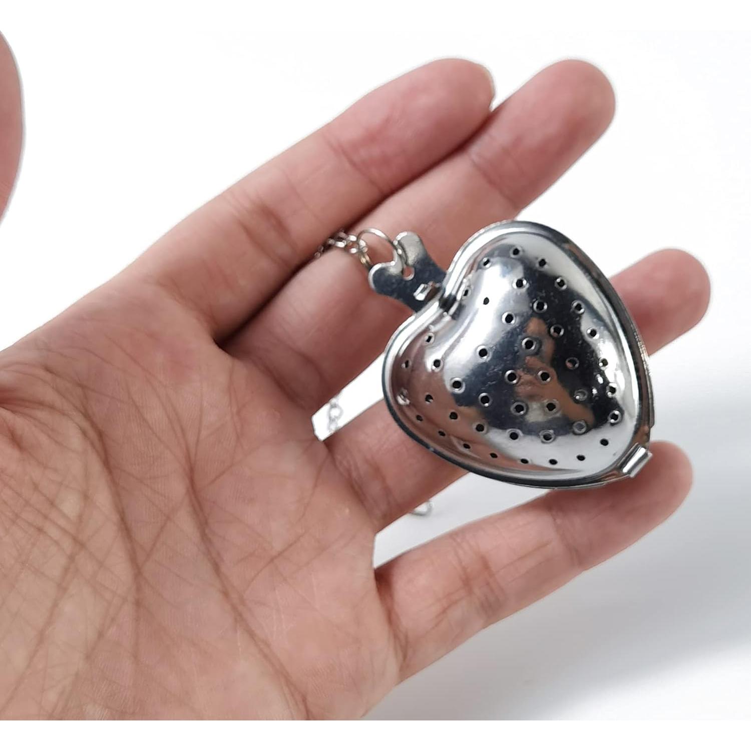 15 Infusores de Té Acero Inoxidable ROYHOO 3.81 cm Redondos