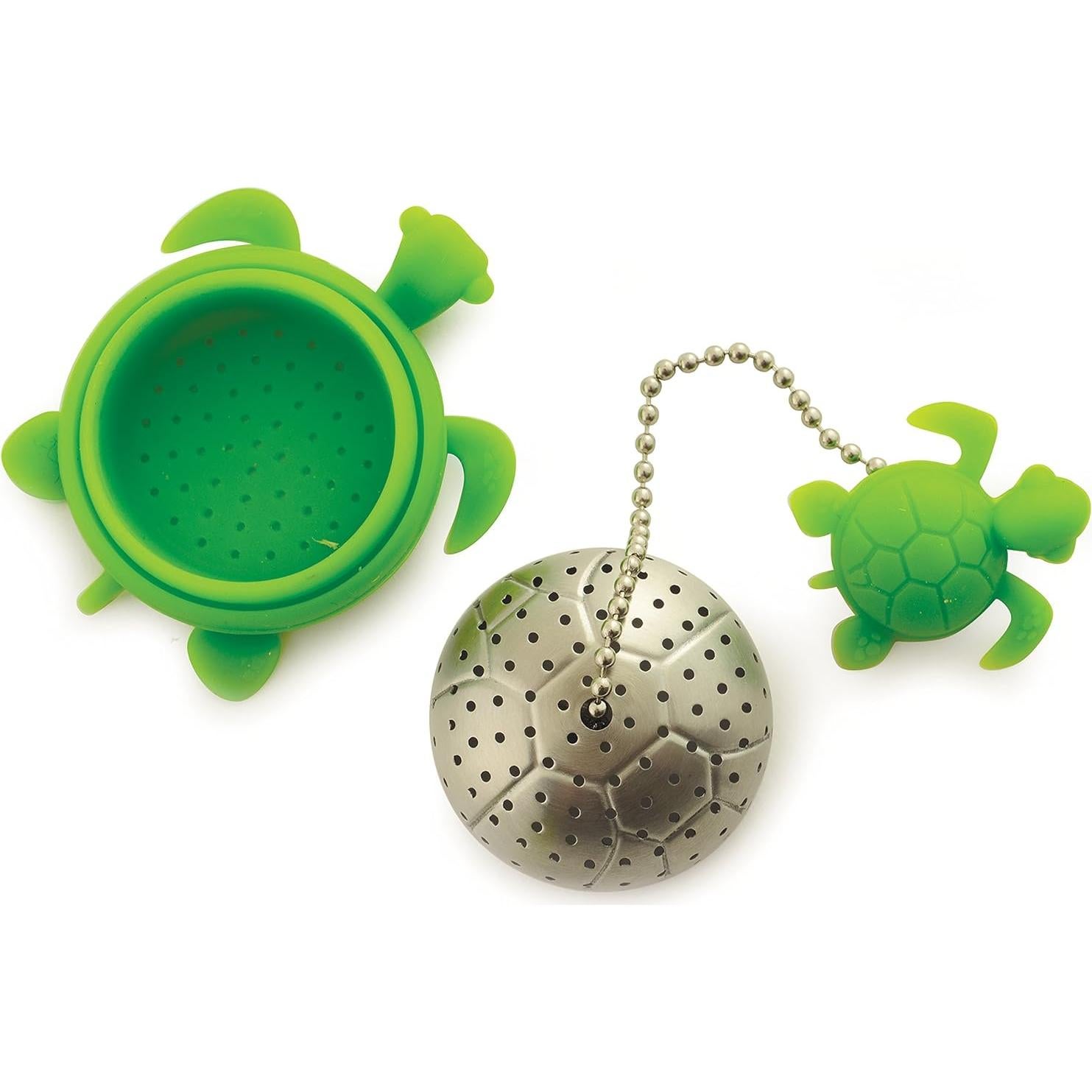 Infusor de Té Tortuga Norpro S/S Verde 5.08cm