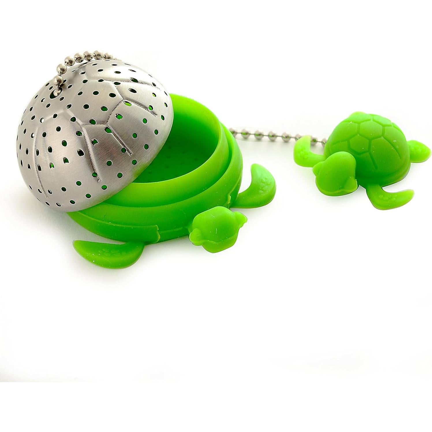 Infusor de Té Tortuga Norpro S/S Verde 5.08cm