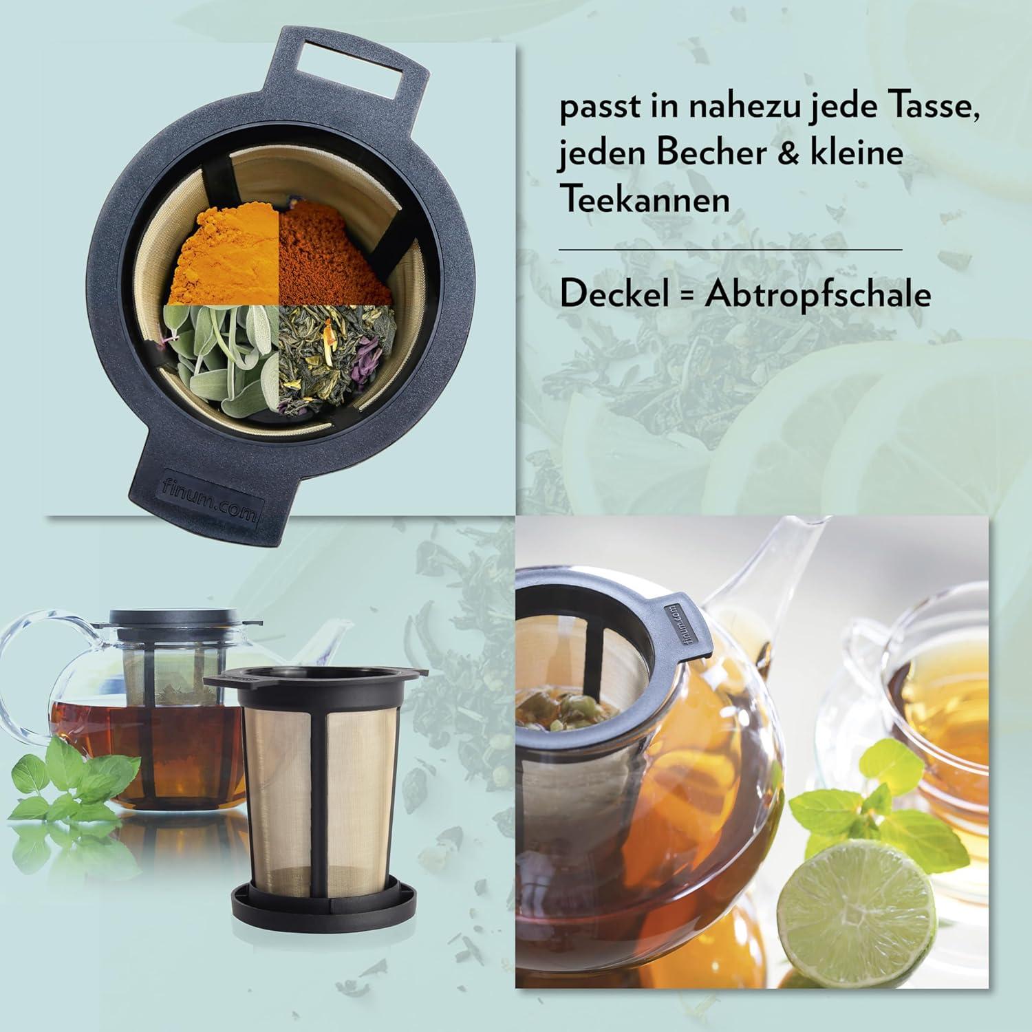 Canasta de Infusión de Café y Té Finum Grande Acero Inoxidable