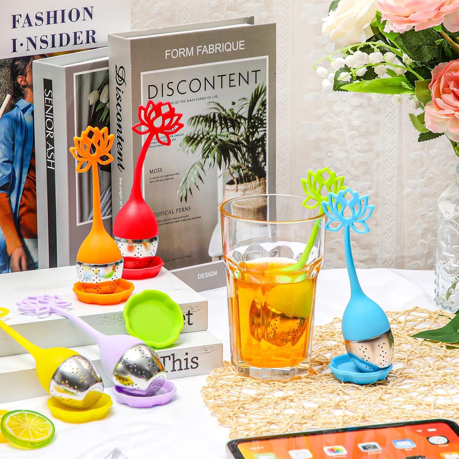 Juego de 6 Infusores de Té Silicona Remerry Multicolor