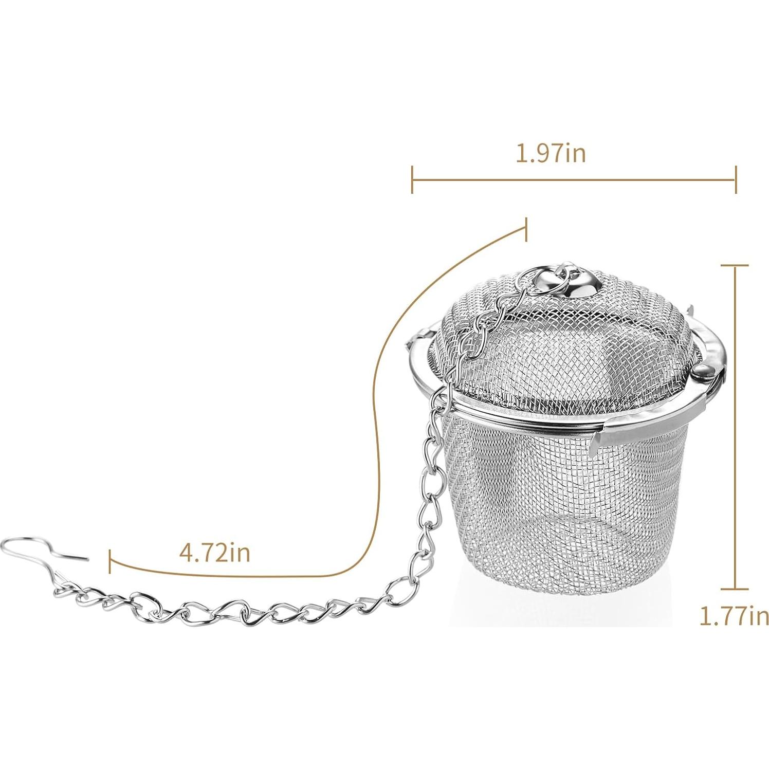 Coladores de Té DOPUDO 3pcs Acero Inoxidable 304 Malla Fina