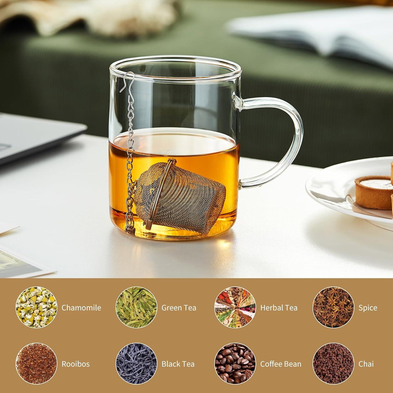 Coladores de Té DOPUDO 3pcs Acero Inoxidable 304 Malla Fina