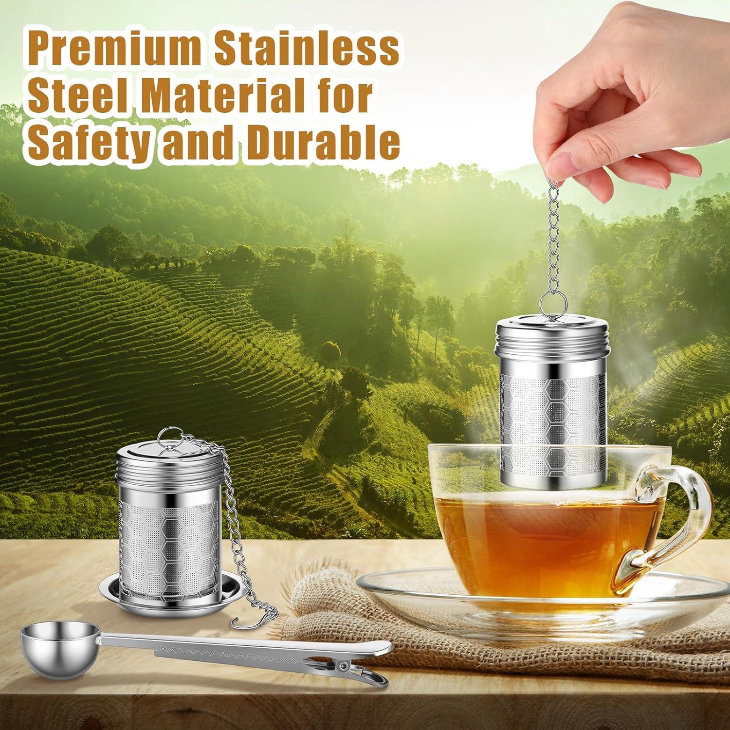 Infusores de Té Suelto Umigy 4 Pcs Acero Inoxidable 304