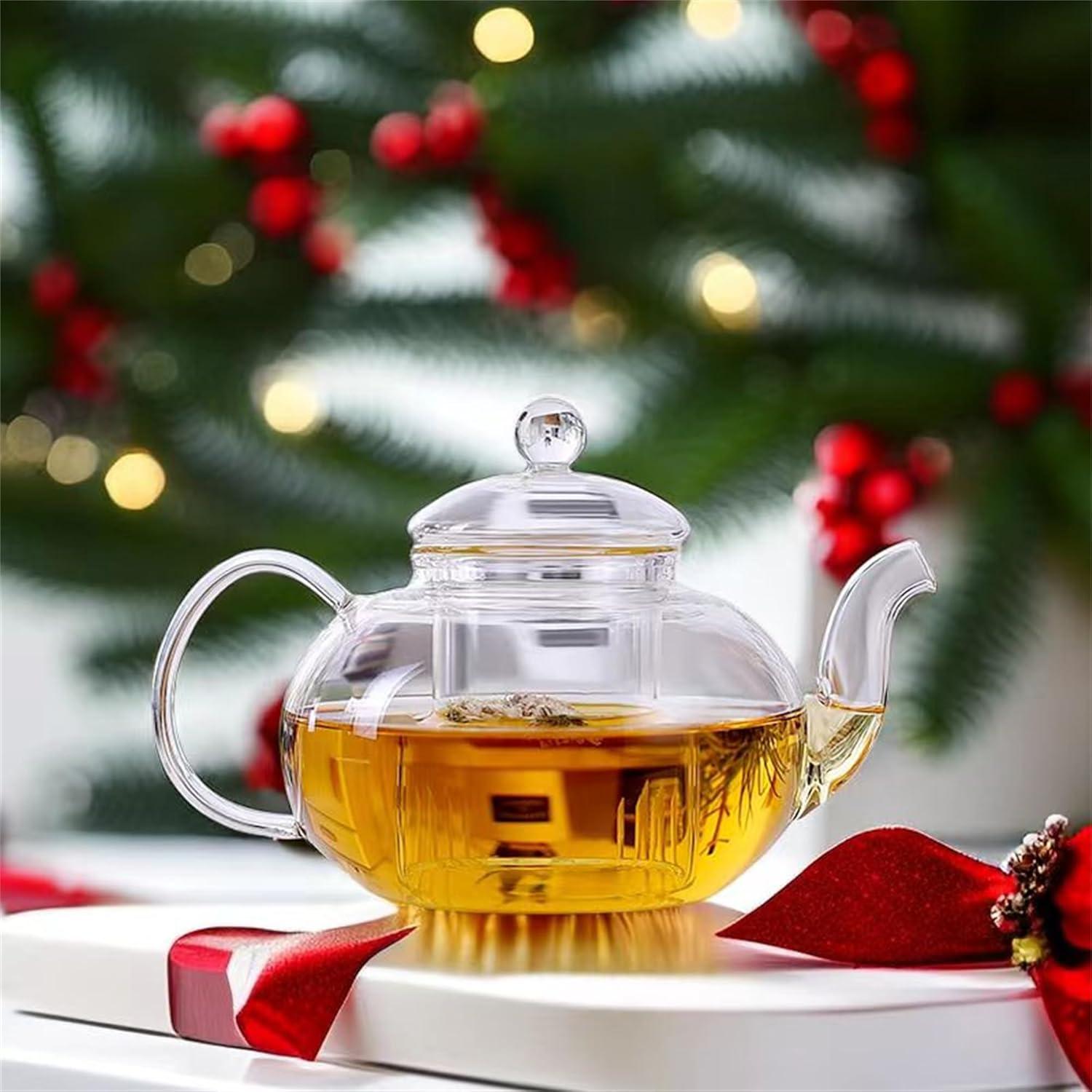 Tetera de vidrio CNGLASS 600 ml con infusor removible