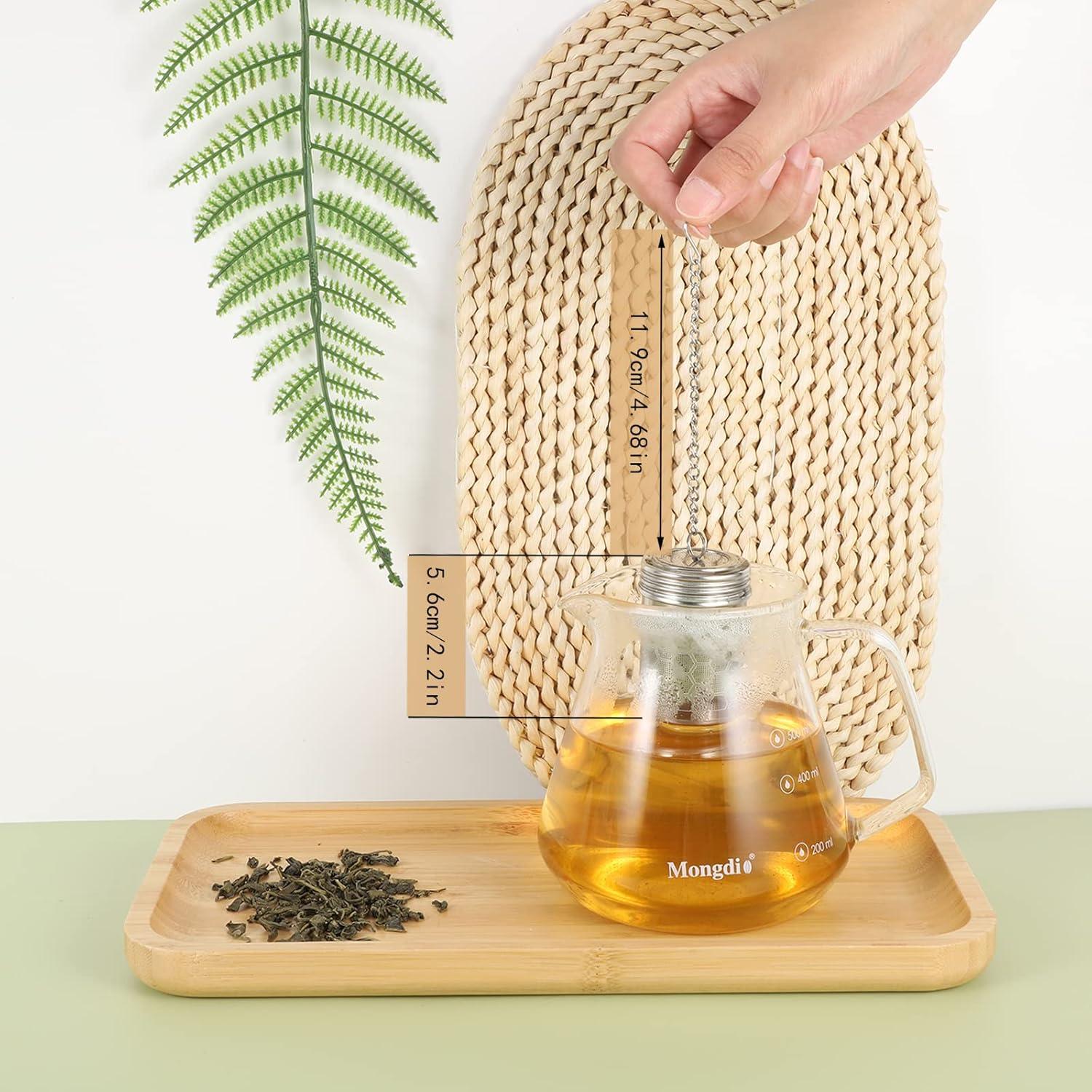 Paquete de 2 coladores de té Prudiut de acero inoxidable 304