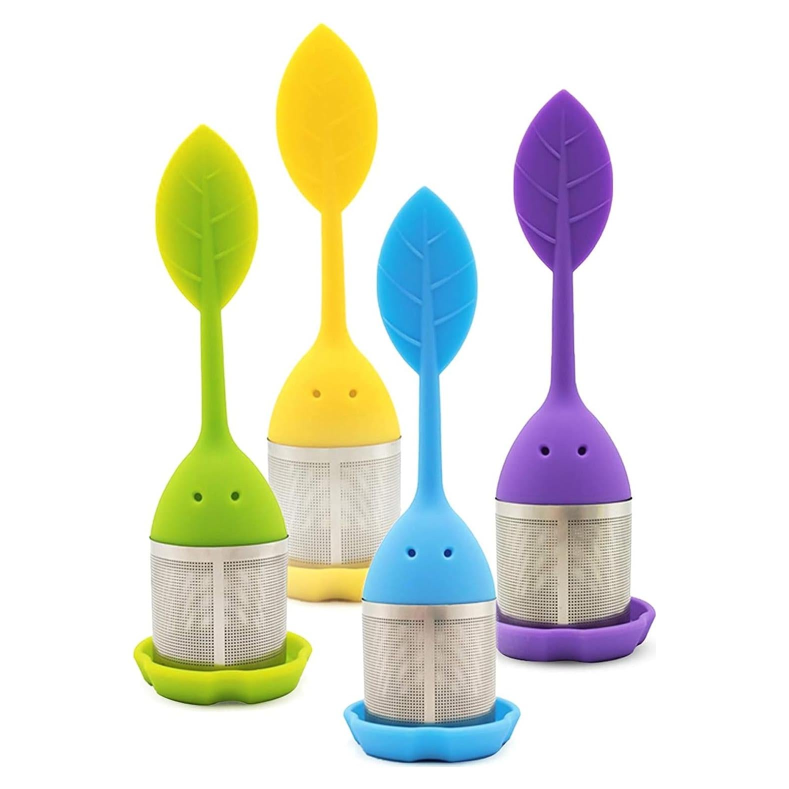 Infusores de Té HQSLsund de Silicona - Paquete de 4 Colores