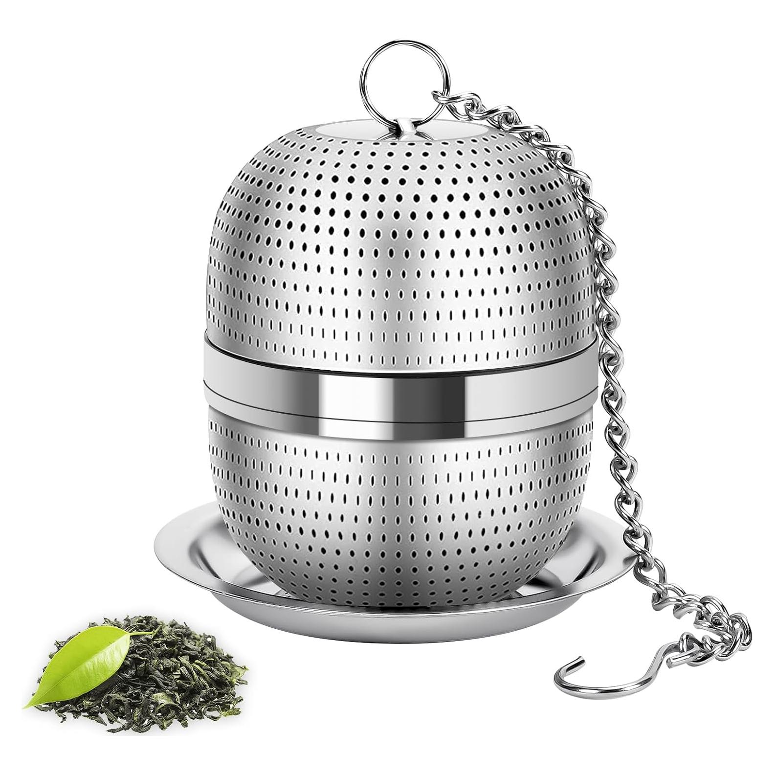 Infusor de Té Numola de Acero Inoxidable 304 con Bandeja