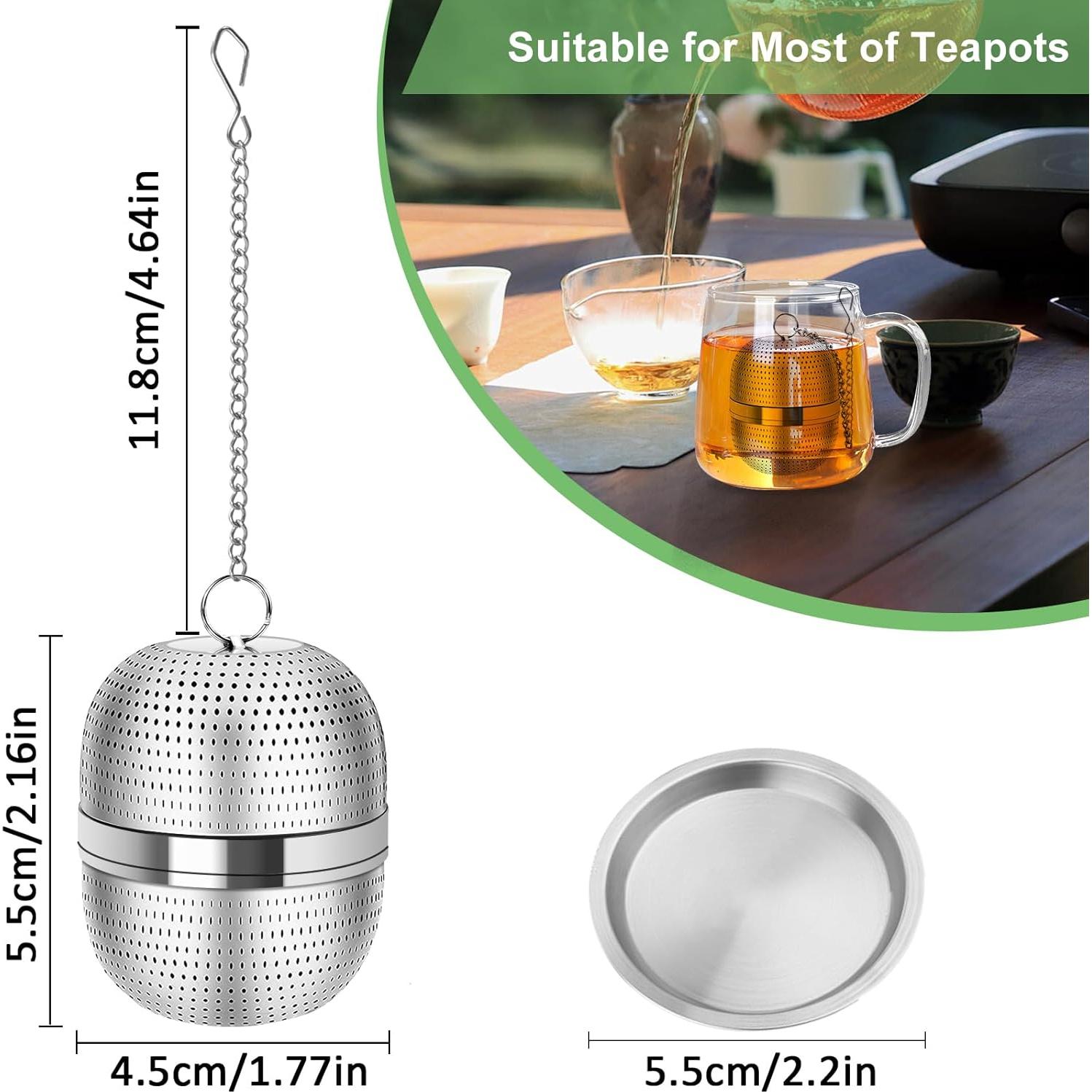 Infusor de Té Numola de Acero Inoxidable 304 con Bandeja