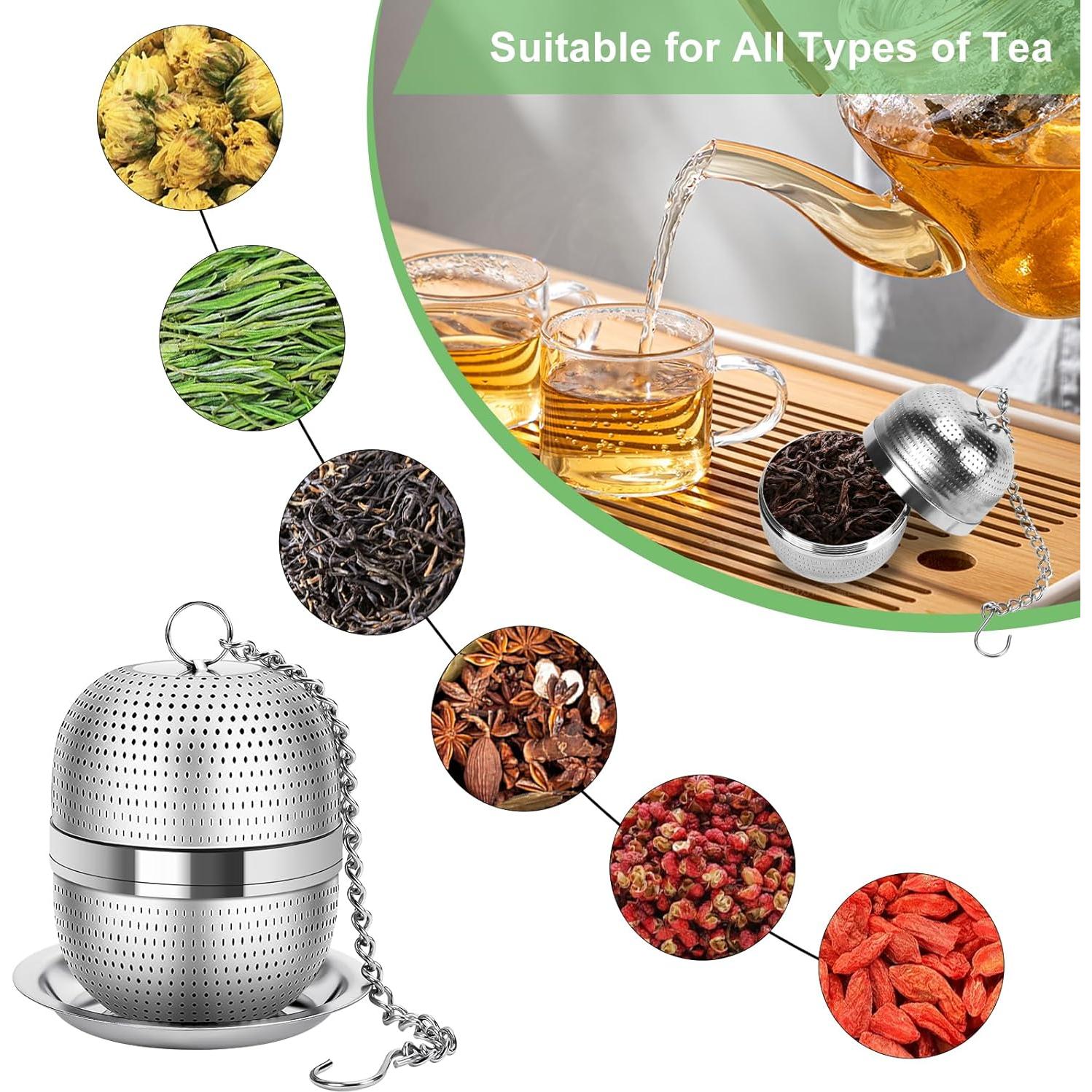 Infusor de Té Numola de Acero Inoxidable 304 con Bandeja