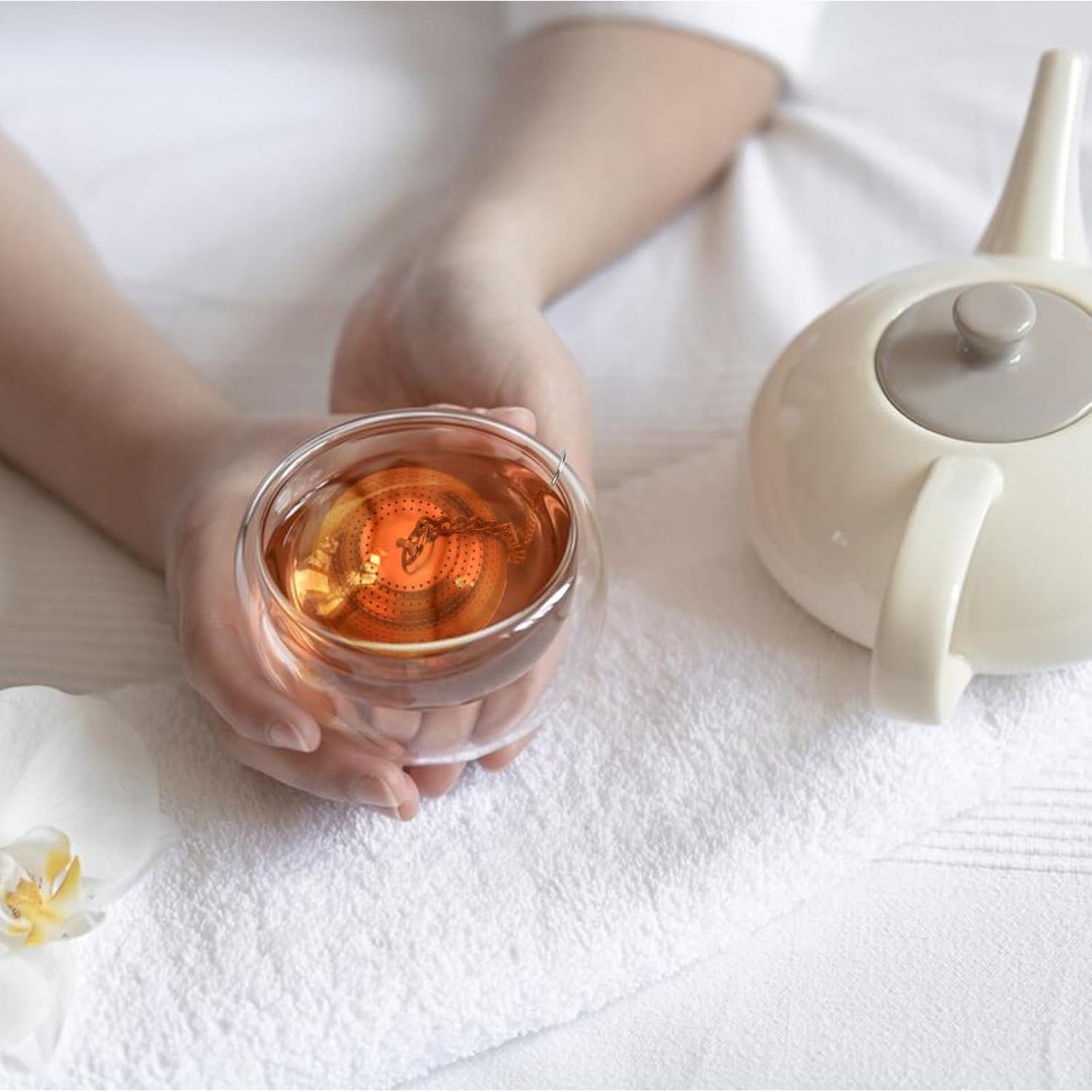 Infusor de Té Numola de Acero Inoxidable 304 con Bandeja