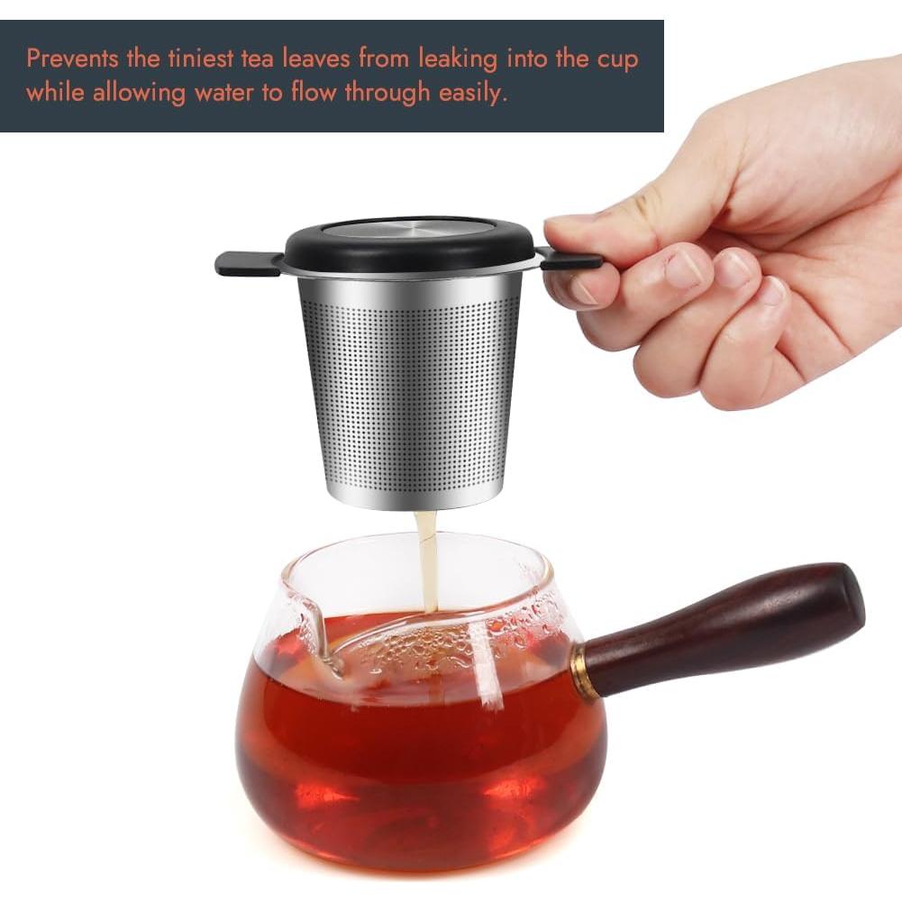 Infusor de Té GINOYA 2 Piezas Acero Inoxidable y Silicona