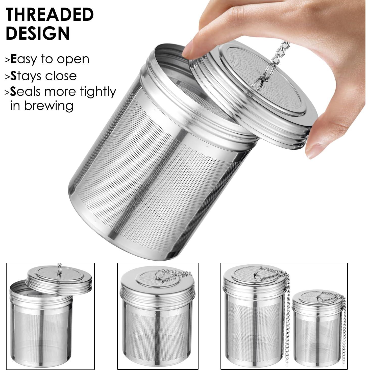 Infusores de Té TEEMADE Acero Inoxidable 304 - 2 Tamaños