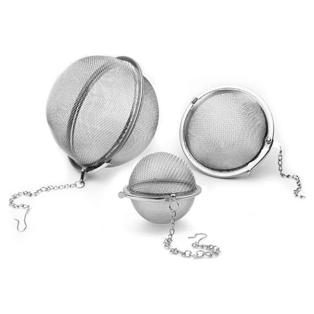Set de 3 Infusores de Té de Malla Acero Inoxidable YITOO