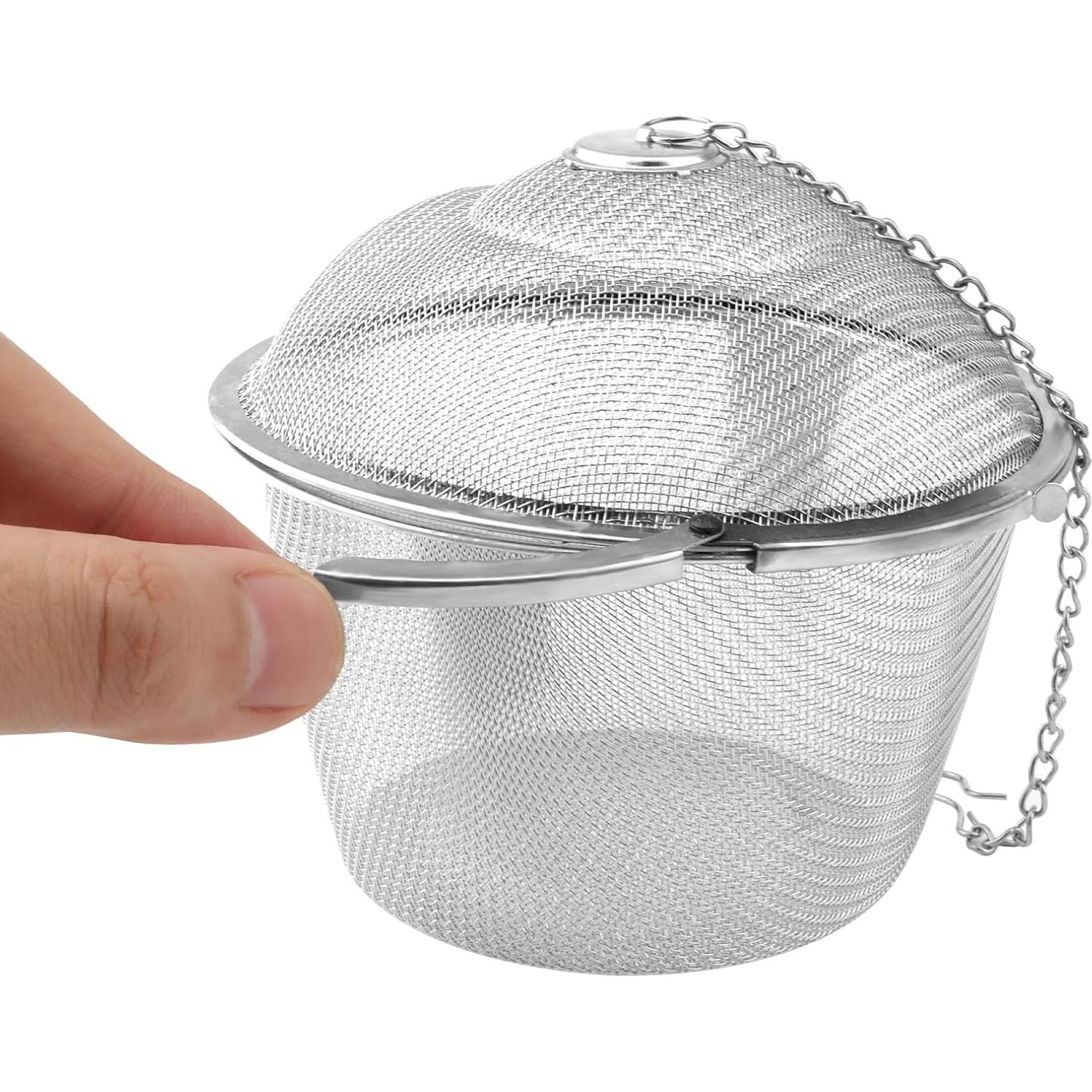 Set de 5 Infusores de Té ZOENHOU Acero Inoxidable 4.6-10.9 cm