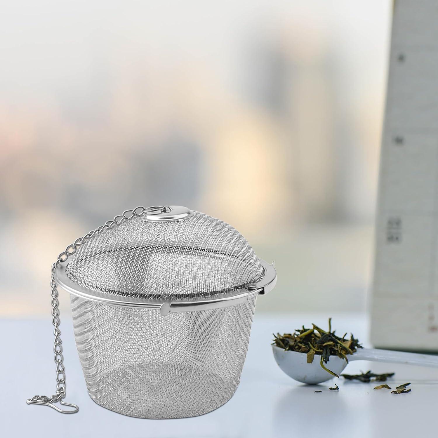 Set de 5 Infusores de Té ZOENHOU Acero Inoxidable 4.6-10.9 cm