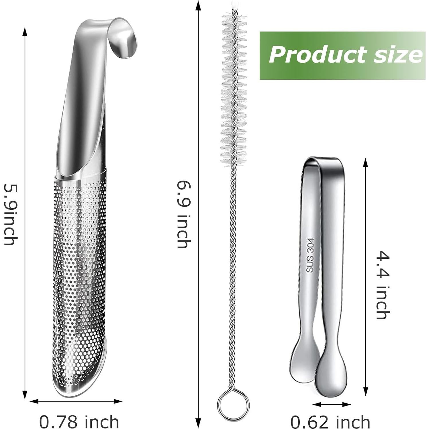 Paquete de 2 Infusores de Té HOSMLI Acero Inoxidable 12.7 cm