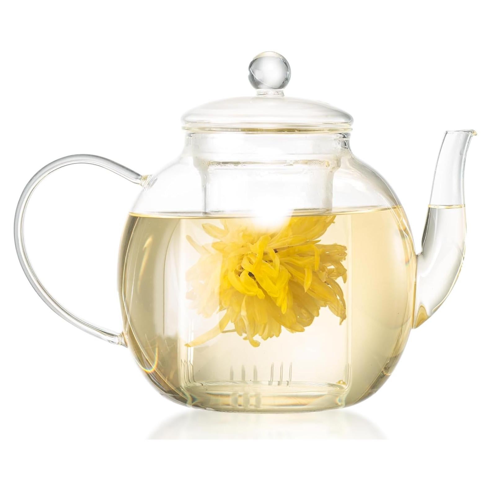 Tetera de Vidrio Borosilicato Wlasss 1530 ml con Infusor