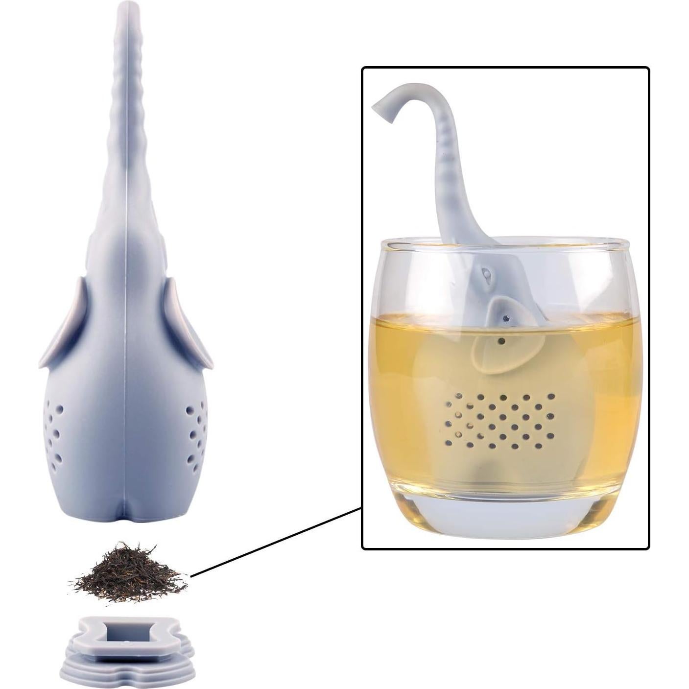 Infusores de Té de Silicona Kakeah - 6 Piezas Animales