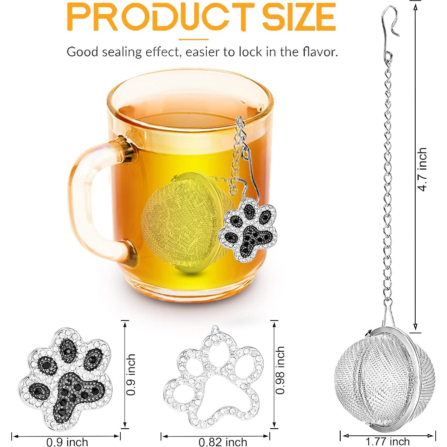 Infusor de Té Suelto NSTaygate 2pcs Acero Inoxidable 4.5cm