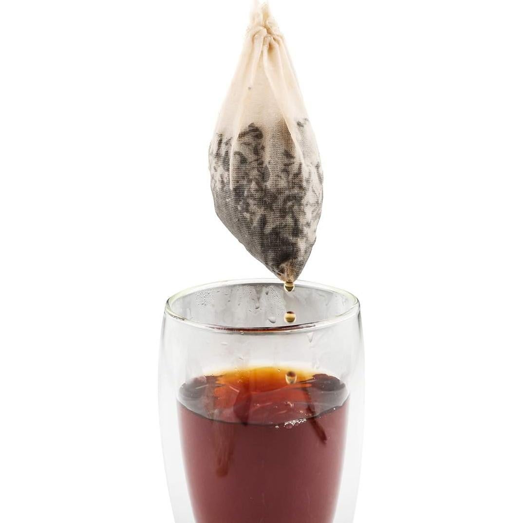 Bolsas de Filtro de Té Reutilizables Housim 50 Piezas Algodón Ecológico