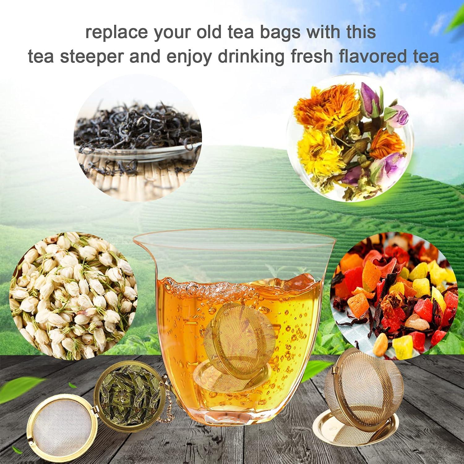Infusor de Té HSP-HSWITI de Acero Inoxidable - 2 Piezas