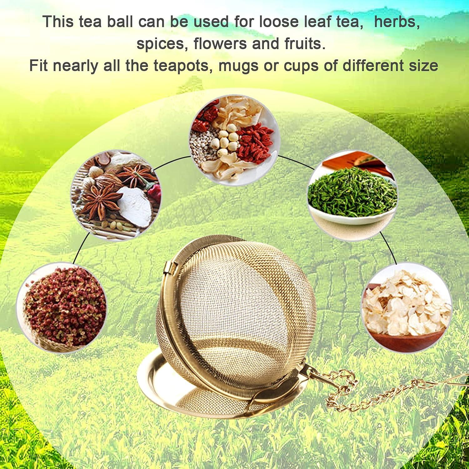 Infusor de Té HSP-HSWITI de Acero Inoxidable - 2 Piezas
