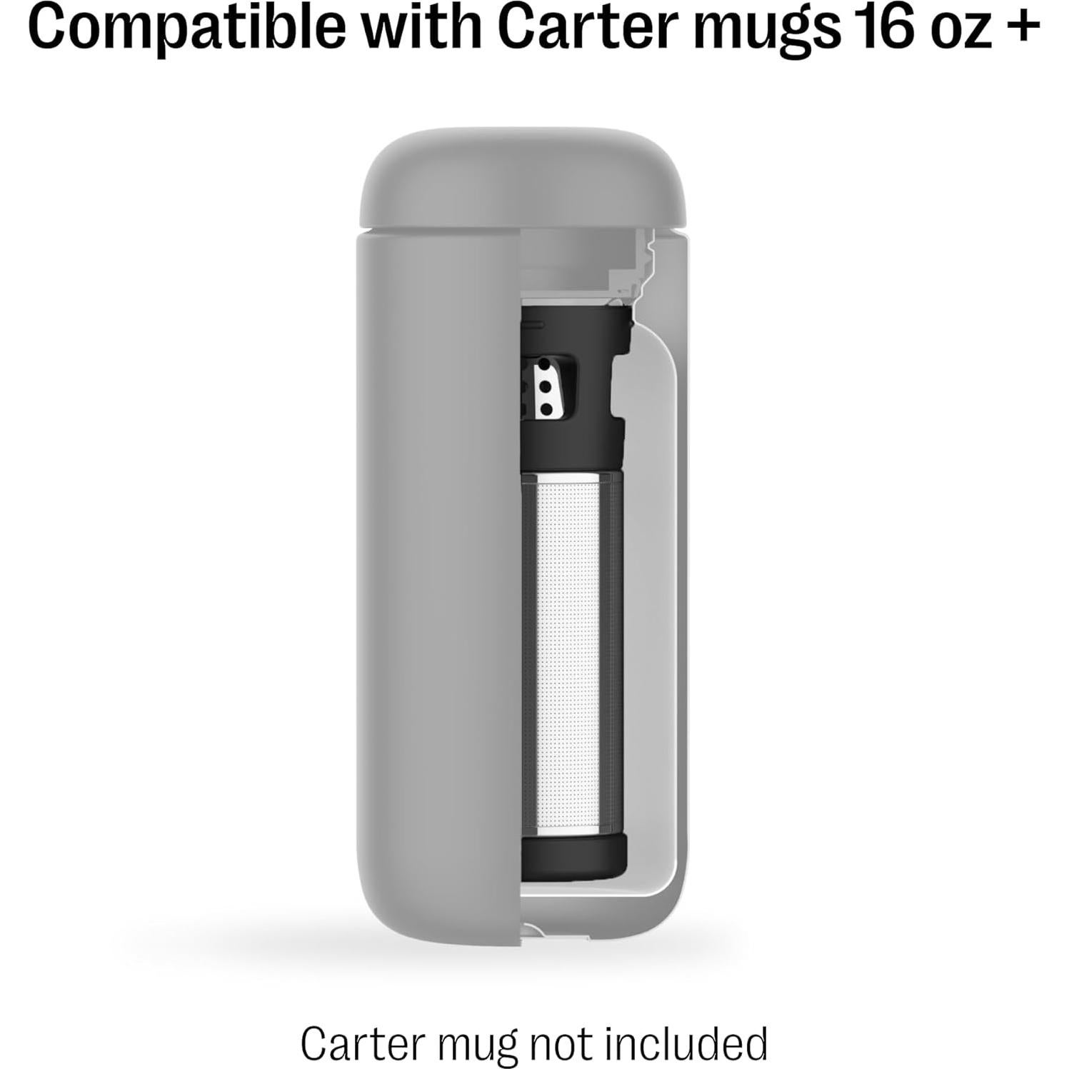 Infusor de Té Fellow Carter con Taza 16 oz - Acero Inoxidable