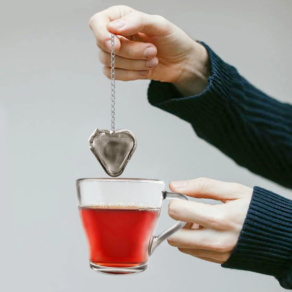 Infusores de Té de Acero Inoxidable HADEWEITE - Paquete de 2 Gato