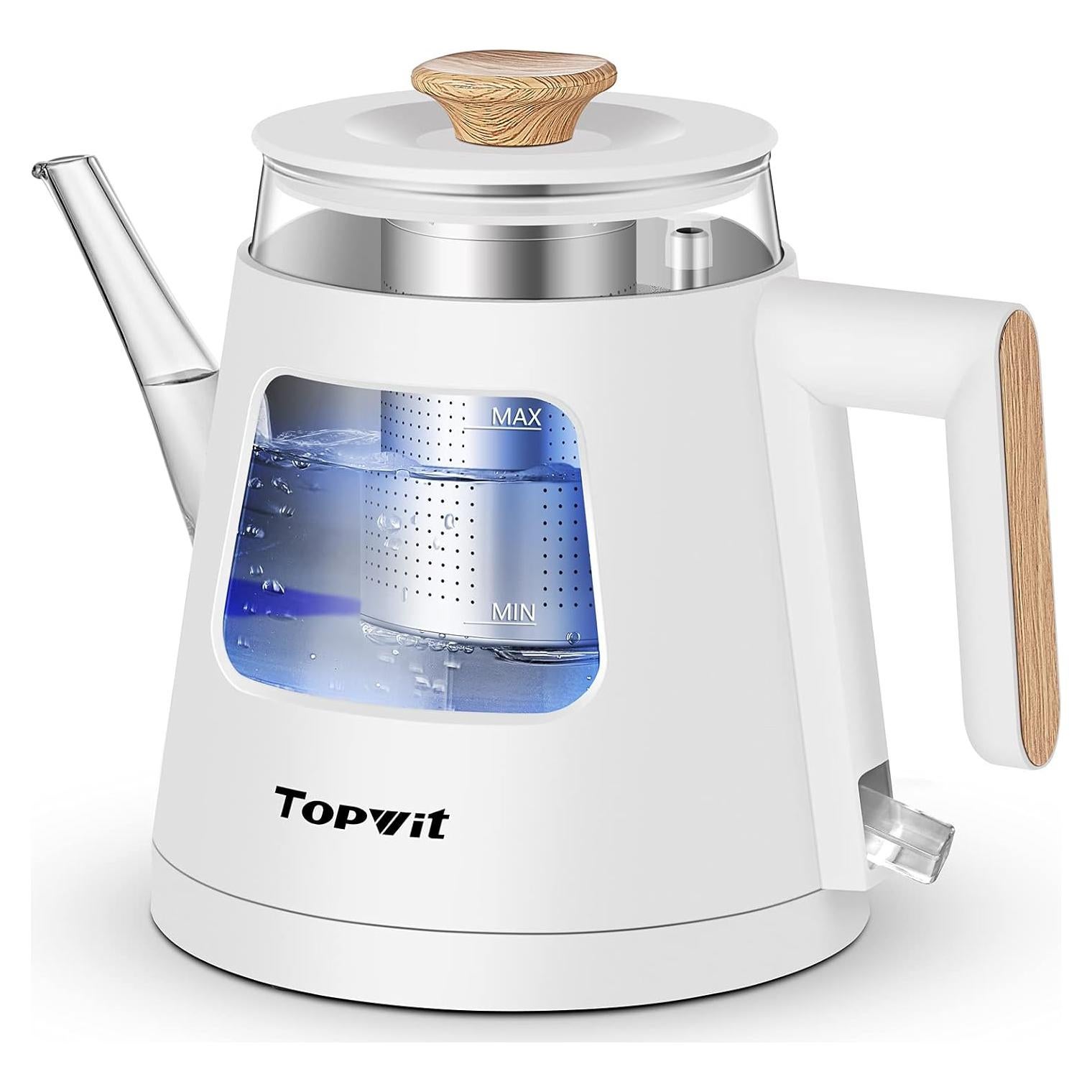 Hervidor Eléctrico TopWit 1.0L con Infusor Acero Inoxidable