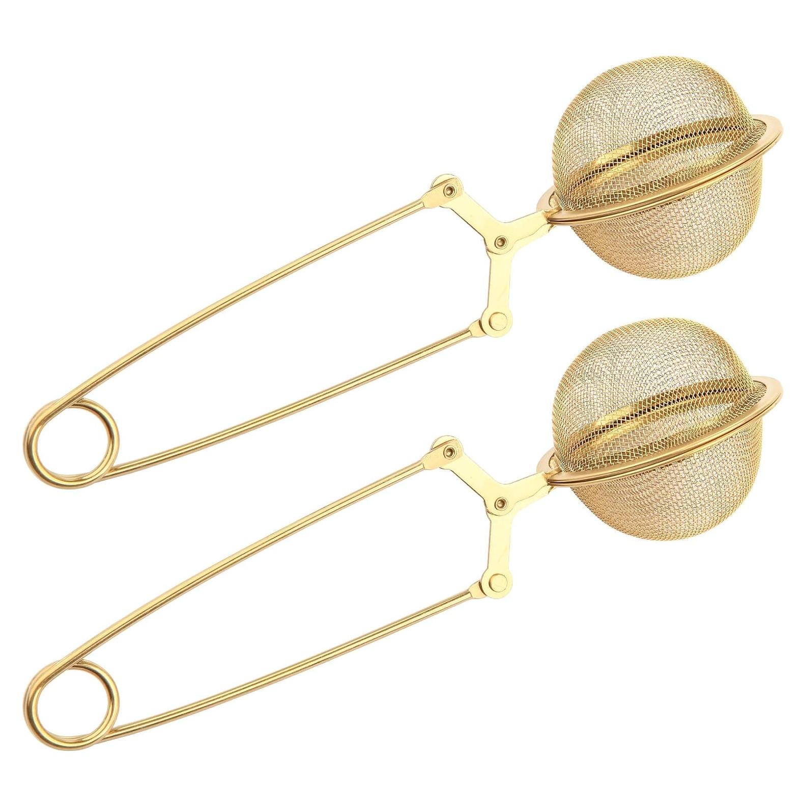 Infusor de Té con Mango Luckyiren, Acero Inoxidable, 2 Piezas