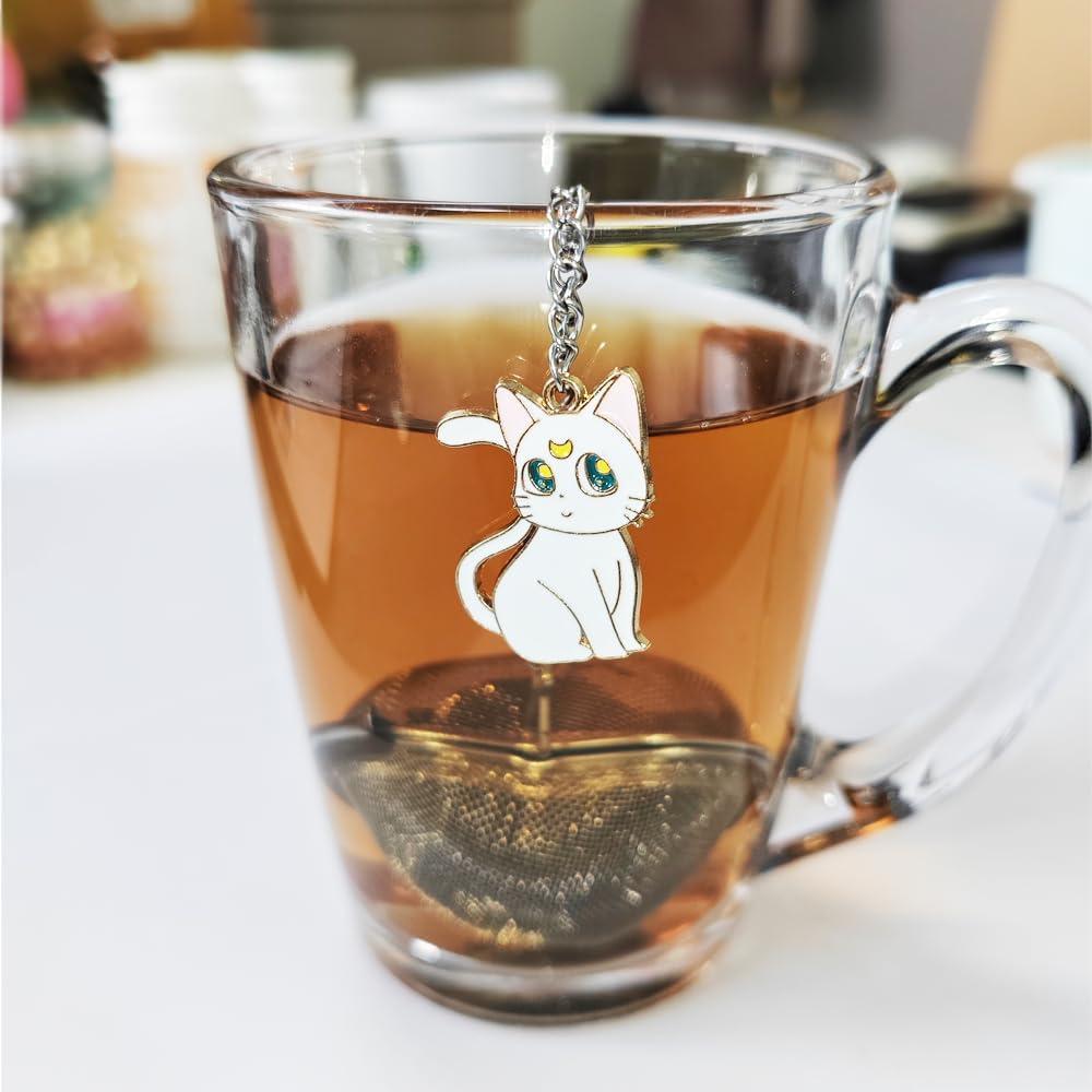 Infusor de Té Colgante HADEWEITE Acero Inoxidable 2 Pcs