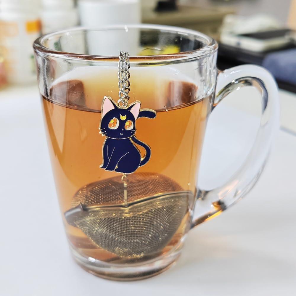 Infusor de Té Colgante HADEWEITE Acero Inoxidable 2 Pcs