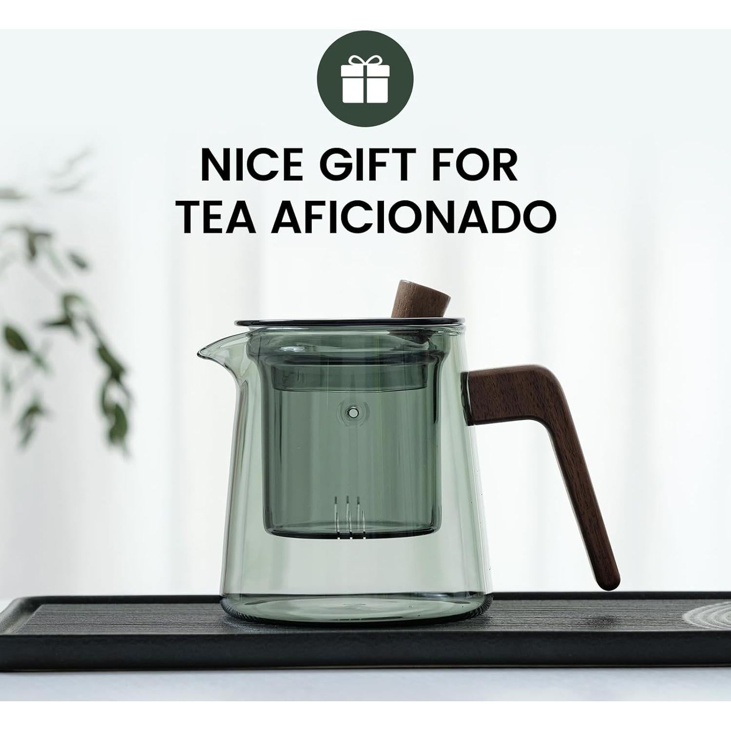 Tetera de vidrio Tea Canyon 500ml con infusor extraíble